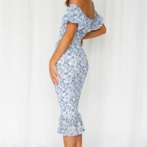 Hello Molly Blessings Midi Dress Blue